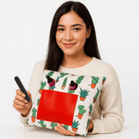 Manicure Cushion Cactus Nail Varnish Pillow