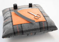 Manicure Cushion Grey Tweed Nail Varnish Pillow