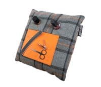 Manicure Cushion Grey Tweed Nail Varnish Pillow