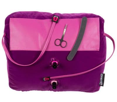 Manicure Cushion Nail Varnish Purple Velvet Pedicure Pillow