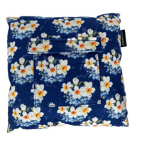 Manicure Cushion Navy Floral Nail Varnish Pillow Beauty Gift