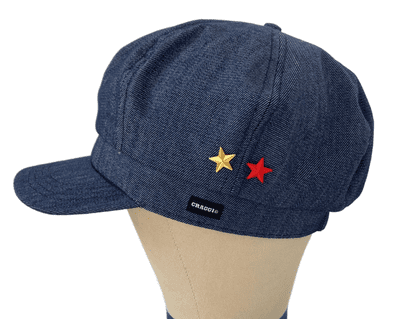 Stars Enamel Hat Pins 2 pack Red Gold Alloy Hat Jewellery 