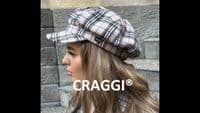 Tweed Baker Boy Hat Newsboy Cap Sand Check Shelby Hat