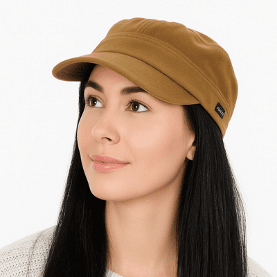 Velvet Newsboy Cap Gold Velvet Hat Winter Cap