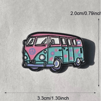 VW Camper Van Pin Badge for Hats and Bags