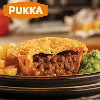 Beef & Onion Pukka Pie X 12