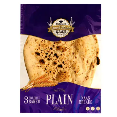 Handmade Naan Bread  (5 X 10)