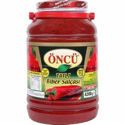 Pepper Paste Burcu (Tatli Biber Salcasi) 4.3Kg