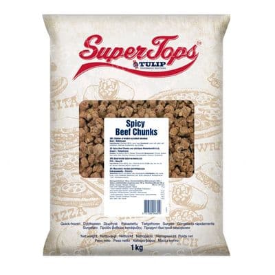 Premium Spicy Beef Chunks 1Kg  Supertops