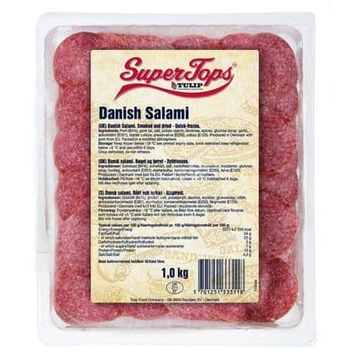 Salami Slice 1Kg Supertops