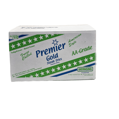 Steak Cut Wernsing Chips (9 X 18) (4 X 2.5Kg)