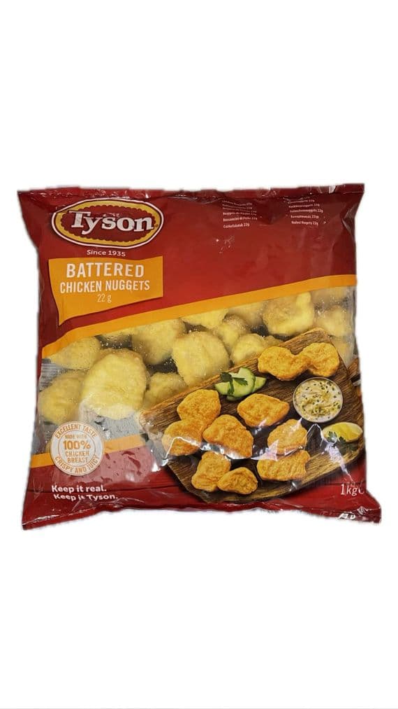 Tyson Battered Chicken Nugget 1kg