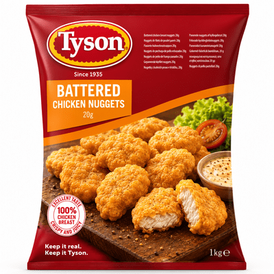 Tyson Battered Chicken Nugget 1kg