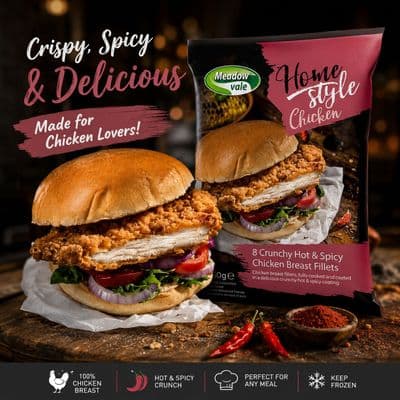 Zinger Chicken Fillet Burger 4 X 8 (120Gr)