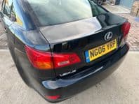 06-12 LEXUS IS220 250 BOOT LID BLACK 202 BOOTLID TRUNK XE20