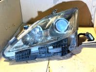06-12 LEXUS IS220 250 HEADLIGHT NON XENON PASSENGER SIDE HEADLAMP LEFT / NS XE20