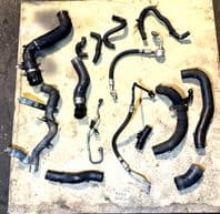06-12 LEXUS IS220 ENGINE MIX SET COOLANT & AIRCON & INTERCOOLER PIPES HOSES XE20