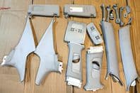 06-12 LEXUS IS220 INTERIOR PLASTIC TRIM PANELS LIGHTS SUN VISORS GREY IS250 XE20