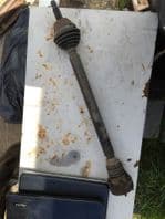 1996 VW POLO DRIVESHAFT WITH CV JOINTS DRIVER SIDE  For 1.0 MANUAL GEARBOX