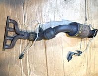 2002 MINI COOPER S EXHAUST MANIFOLD HEADERS CATALYTIC CONVERTER CAT 02 SENSOR