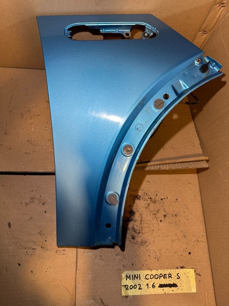 2002 MINI COOPER S FRONT WING FENDER RIGHT SIDE OSF BLUE R50 R51 R52 R53