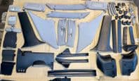 2003 Lexus is200 INTERIOR PLASTIC BLACK & GREY TRIM SET  PANELS 99-05
