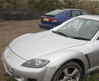 2005 MAZDA RX8 RX 8 RX-8 BONNET SILVER IN GOOD CONDITION