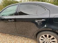 2007 LEXUS IS220 REAR DOOR COMPLETE ! LEFT SIDE ! NSR BLACK 212 CODE 05-12 IS250