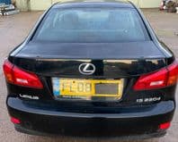 2008 LEXUS IS220 BOOTLID TAILGATE BOOT DOOR BLACK XE20 05-12 IS250