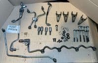 2008 LEXUS IS220 SET OF DIESEL FUEL PIPES LINES FOR INJECTORS + FITTINGS  06-12