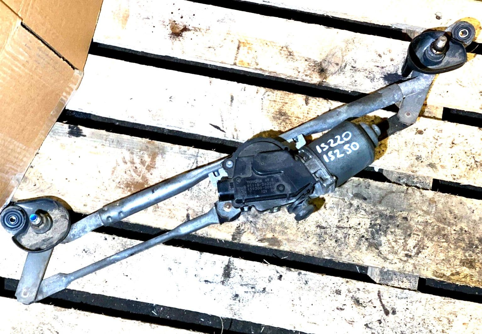 2008 LEXUS IS220 WINDOW WIPER MOTOR MECHANISM ELECTRIC MOTOR IS250 XE20 ...