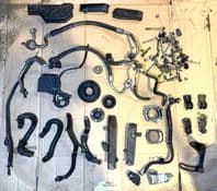 99-05 LEXUS IS200 1GFE MIX JOB LOT ENGINE PARTS PIPE MOUNT COVER CABLE BOLTS NUT