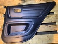 99-05 LEXUS IS200 BLACK FULL LEATHER DOOR CARD REAR RIGHT OSR GOT MARKS