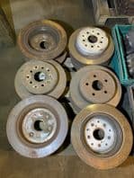 99-05 LEXUS IS200 BRAKE DISC REAR PAIR VERY LITTLE USE DISC GOOD CONDITION XE10