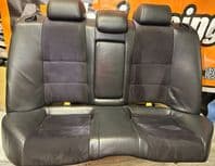 99-05 LEXUS IS200 REAR SEAT BENCH AND BACKING 63K BLACK HALF SUEDE LEATHER XE10