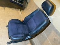 99-05 LEXUS IS200 SEAT MANUAL BLACK HALF SUEDE LEATHER LEFT ! NON ELECTRIC! XE10
