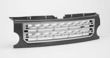 DISCO 4 LOOK FRONT GRILLE GREY WITH SILVER MESH FOR DISCOVERY 3