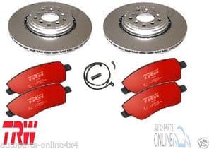 DISCOVERY 3/4 -TDV6 - REAR -DISCS, TRW PAD and SENSOR SET - BDM06R