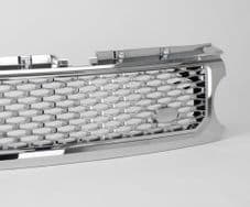 DISCOVERY 4 AUTOBIOGRAPHY LOOK FRONT GRILLE CHROME WITH CHROME MESH