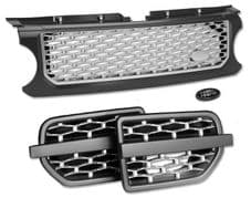Discovery 4 Grey & Silver SE Design Look Bundle Grille & Vents Hawke brand