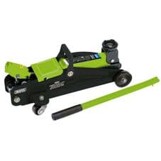 Draper 54636 Light Floor Trolley Jack in Carry Case 2 Tonne - Green