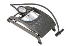 Foot Pump Double Barrel with Gauge - 4411