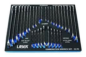 Genuine Laser Tools 6795 Combination Spanner Set 32pc