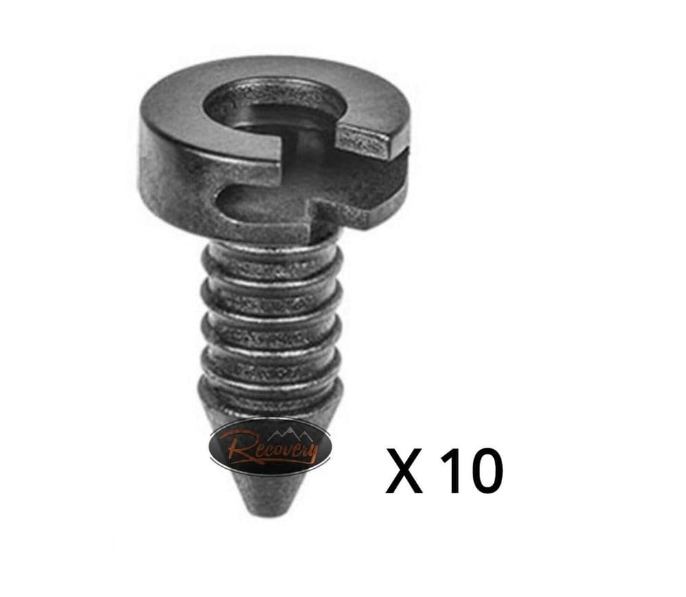 LAND ROVER DEFENDER 90 110 130 FRONT/SECOND ROW DOOR PANEL CLIPS - 10 X ...