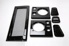 LAND ROVER DEFENDER GLOSS BLACK GRILLE FULL SURROUND KIT - BA9452