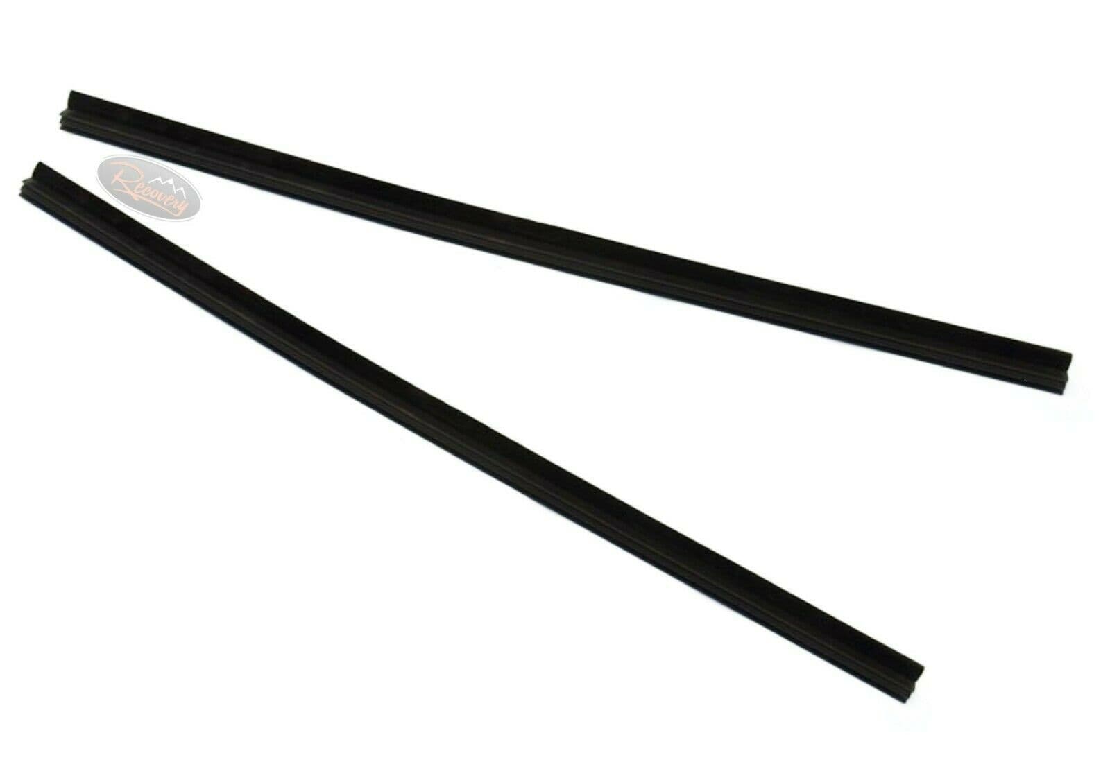 LAND ROVER DEFENDER OUTER FRONT DOOR WINDOW RUBBER WAIST SEAL TRIMS X2 ...