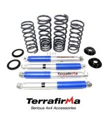 LAND ROVER DISCOVERY 2 AIR TO COIL CONVERSION KIT + 2 in HEAVY LOAD LONG SHOCKS