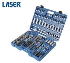 LASER 171 Piece Metric Ratchet Socket/Bit Set 1/4