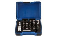 Laser 23 Piece Torx Security/Tamperproof Bit Set 5 Sided + 6 Sided Torx.