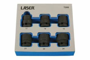 LASER 7200 Damaged Nut/Bolt Remover Tools 1/2